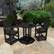Highwood Usa Lehigh 3pc Round Counter Height Outdoor Patio Furniture Dining Set AD-CNL36-BKE - alternate 3
